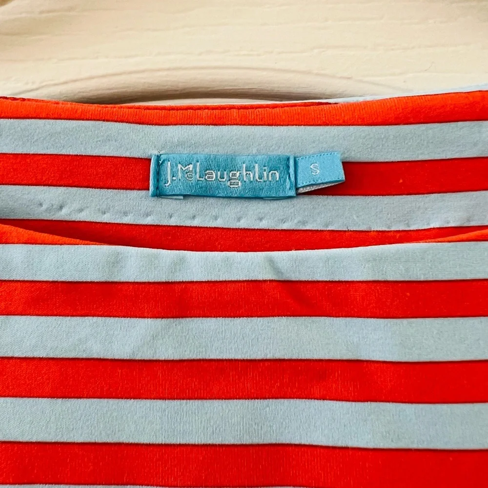 ***SOLD*** J. McLaughlin Catalina Cloth 3/4 Sleeve S Top - Picture 4 of 7